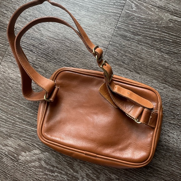 RARE Vintage Coach Pocket Waist Pack Belt Bag Fanny Pack XS/S English Tan EUC - Picture 8 of 15